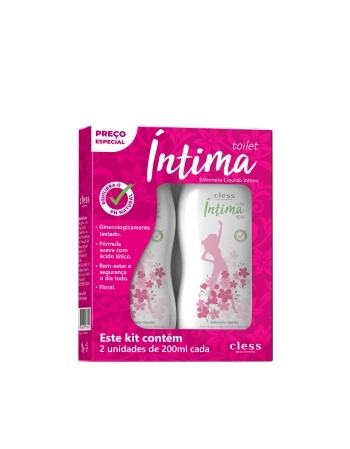 CLESS SABONETE LIQUIDO INTIMO 200ML (KIT C/ 2UNID)