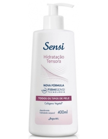JEQUITI SENSI HIDRATANTE CORPORAL HIDRATAÇÃO INTENSIVA PELE EXTRASSECA 400 ML