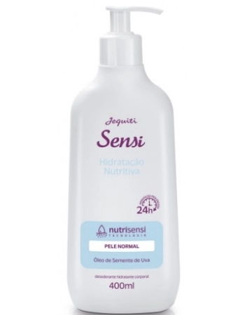 JEQUITI SENSI HIDRATANTE CORPORAL HIDRATAÇÃO INTENSIVA PELE EXTRASSECA 400 ML