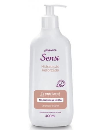 JEQUITI SENSI HIDRATANTE CORPORAL HIDRATAÇÃO INTENSIVA PELE EXTRASSECA 400 ML
