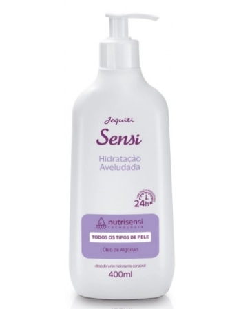JEQUITI SENSI HIDRATANTE CORPORAL HIDRATAÇÃO INTENSIVA PELE EXTRASSECA 400 ML