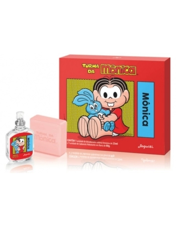 JEQUITI ESTOJO TURMA DA MONICA MONICA (COL 25ML + SABONETE 80G)