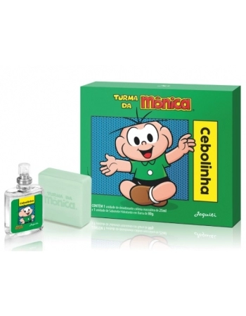 JEQUITI ESTOJO TURMA DA MONICA CEBOLINHA (COL 25ML + SABONETE 80G)