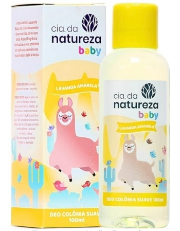 CIA DA NATUREZA DEO COLONIA SUAVE LAVANDA AMARELA 100ML