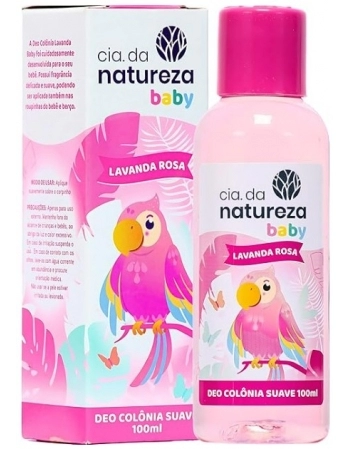 CIA DA NATUREZA DEO COLONIA SUAVE LAVANDA ROSA 100ML