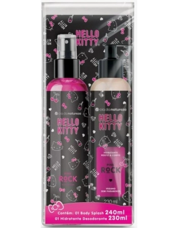 CIA DA NATUREZA KIT (BD SPLASH 240ML + HID 230ML) HELLO KITTY PINK ROCK