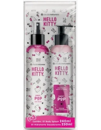 CIA DA NATUREZA KIT (BD SPLASH 240ML + HID 230ML) HELLO KITTY SWEET POP