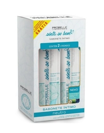 PROBELLE KIT SABONETE INTIMO NEUTRO 250ML (C/ 2 UNID)