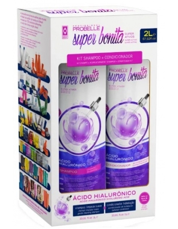 PROBELLE KIT ACIDO HIALURONICO 2L (SHAMPOO 1L + COND 1L)