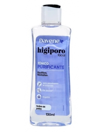 DAVENE HIGIPORO TONICO PURIFICANTE TODAS AS PELES 130ML