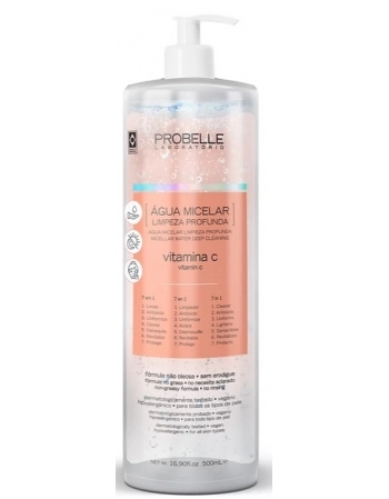 PROBELLE AGUA MICELAR VITAMINA C 500ML