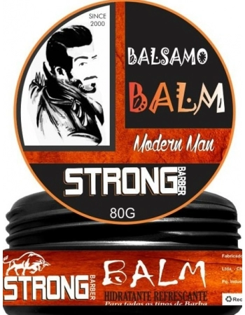 STRONG BARBER BALM POS BARBA HIDRATANTE 80G