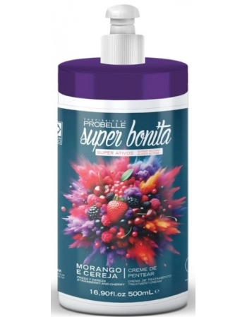 PROBELLE CREME DE PENTEAR MORANGO E CEREJA 500ML