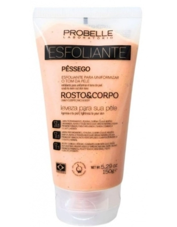 PROBELLE ESFOLIANTE ROSTO E CORPO PESSEGO 150G