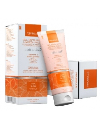 PROBELLE GEL ESFOLIANTE LIMPEZA FACIAL VITAMINA C ACIDO GLICOLICO 160ML