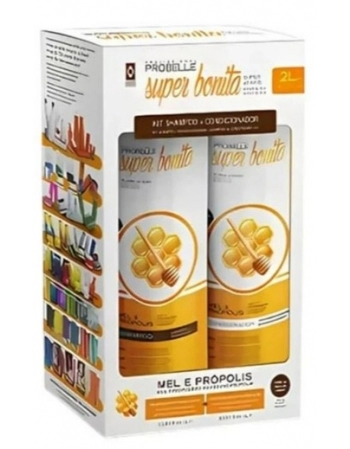 PROBELLE KIT MEL E PROPOLIS 2L (SHAMPOO 1L + COND 1L)
