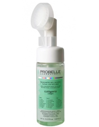 PROBELLE SABONETE DE LIMPEZA FACIAL EM MOUSSE COLAGENO 150ML