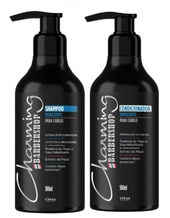 CLESS CHARMING BARBERSHOP HIDRATANTE KIT (SH 500ML + COND 500ML)