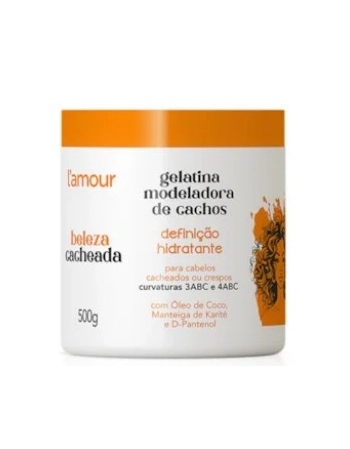 GOLD COLOR L AMOUR BELEZA CACHEADA - GELATINA MODELADORA 500G