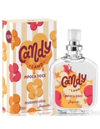 JEQUITI COLONIA DESOD FEMININO CANDY LAND PIPOCA DOCE 25ML