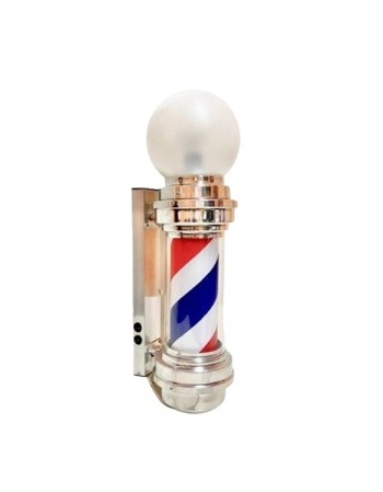 STRONG BARBER BARBER POLE TRADICIONAL 80CM GRANDE