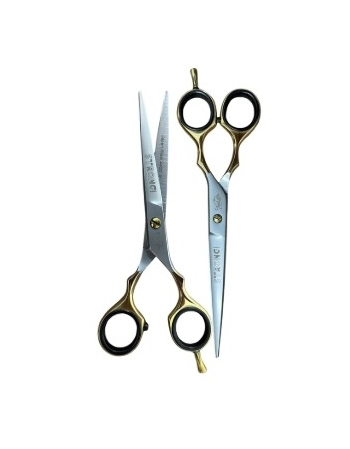 STRONG BARBER TESOURA PROFISSIONAL 6.0 POL AZUL/PRATA