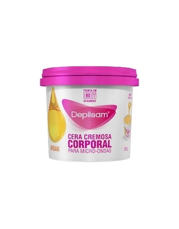 DEPILSAN CERA CREMOSA P/ MICROONDAS 100G ARGAN