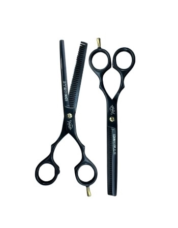 STRONG BARBER TESOURA PROFISSIONAL DESBASTE 6.5 POL PRETA