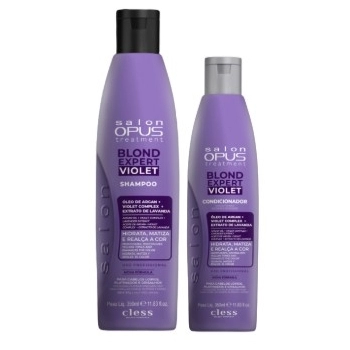 CLESS SALON OPUS KIT SH 350ML+COND 250ML BLOND VIOLET