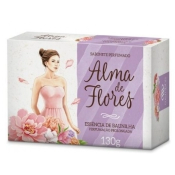 MEMPHIS ALMA DE FLORES SABONETE BARRA ESSENCIA BAUNILHA 130G