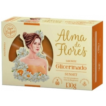 MEMPHIS ALMA DE FLORES SABONETE BARRA GLICERINADO SUNSET 130G