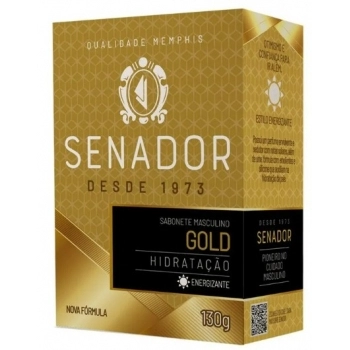 MEMPHIS SENADOR SABONETE BARRA GOLD 130G