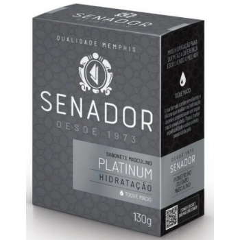 MEMPHIS SENADOR SABONETE BARRA PLATINUM 130G