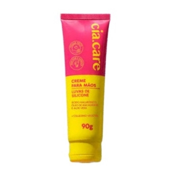 CIA DA NATUREZA CIA CARE LUVAS DE SILICONE CREME P/ MÃOS 90G