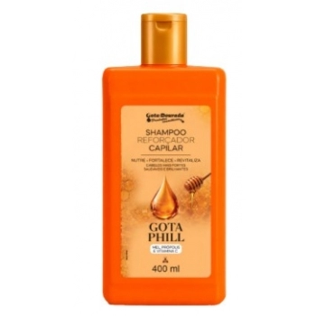 GOTA DOURADA SHAMPOO GOTA PHILL MEL, PROPOLIS E VITAMINA C 400ML