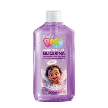 MURIEL BABY SABONETE LIQUIDO GLICERINADO LAVANDA SEM VALVULA 500ML