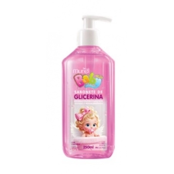 MURIEL BABY SABONETE LIQUIDO GLICERINADO ROSA COM VALVULA 250ML