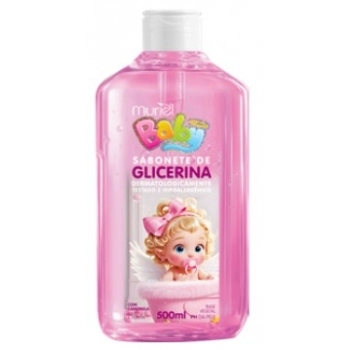 MURIEL BABY SABONETE LIQUIDO GLICERINADO ROSA SEM VALVULA 500ML