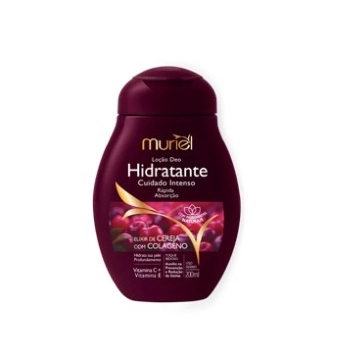 MURIEL LOÇÃO HIDRATANTE CORPORAL CEREJA COM COLAGENO 200ML