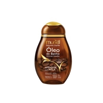 MURIEL SABONETE LIQUIDO OLEO DE BANHO AMENDOA COM AVELÃ 230ML