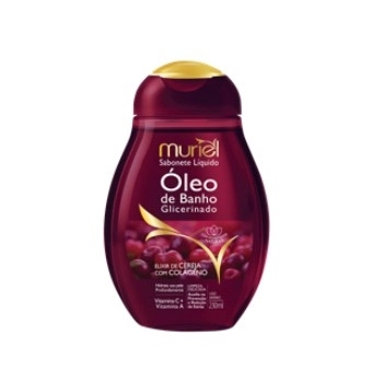 MURIEL SABONETE LIQUIDO OLEO DE BANHO CEREJA COM COLAGENO 230ML