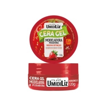 MURIEL UMIDILIZ CERA GEL MODELADORA FIXADORA MORANGO 120G