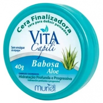 MURIEL VITA CAPILI CERA FINALIZADORA BABOSA ALOE 40G