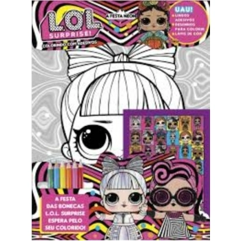 ON LINE LOL SURPRISE COLORINDO COM ADESIVOS 04