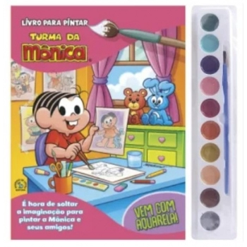 ON LINE TURMA DA MONICA LIVRO PARA PINTAR 01 MONICA