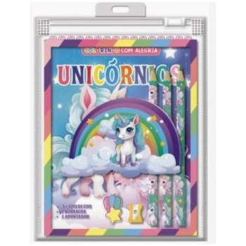ON LINE UNICORNIO COLORINDO COM ALEGRIA 01