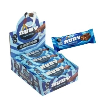RUBY BARRA PROTEINA BRIGADEIRO BELGA 40G (DP C/ 12 UNID)