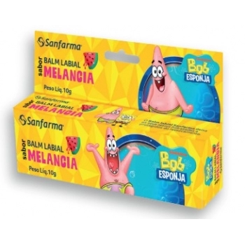SANFARMA BOB ESPONJA PATRICK ESTRELA BALM LABIAL MELANCIA 10G