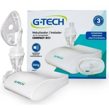 G-TECH NEBULIZADOR/INALADOR DE AR COMPRIMIDO COMPACT DC1