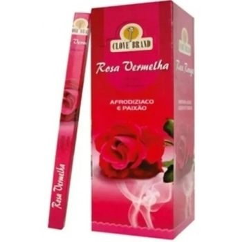 CLOVE BRAND INCENSO ROSA VERMELHA (7 VARETAS)